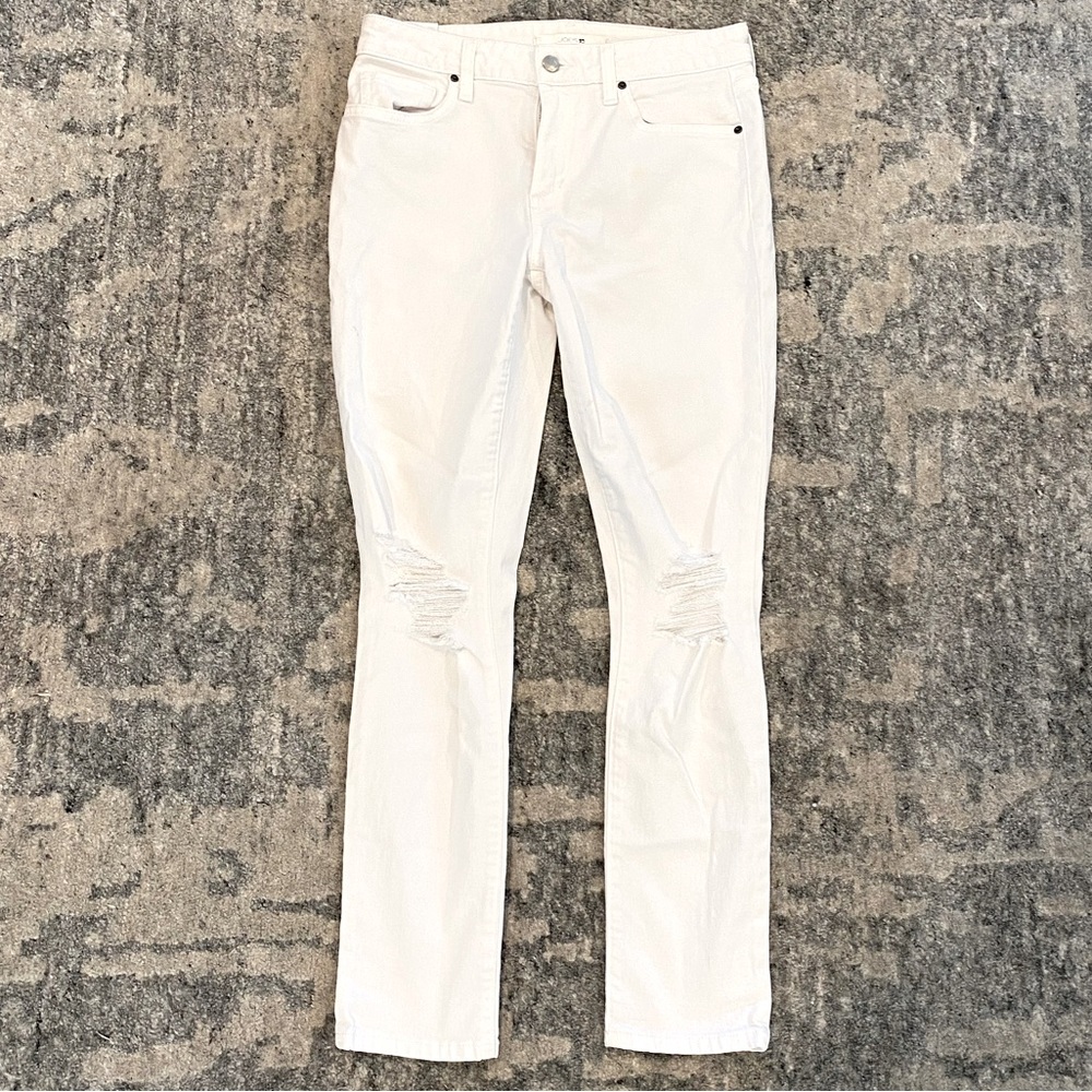 Joe’s White Ripped Jeans
